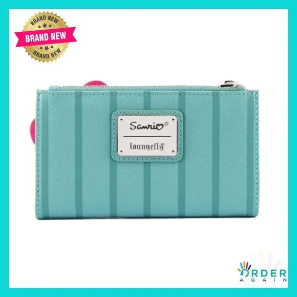 Cute Cartoon Faux Leather Flap Wallet Card Slots Snap Closure - Picture 3 of 5